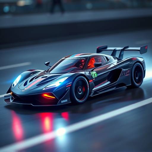 Image of a remote control race car