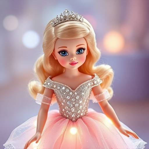Princess Pearl doll with removable dress